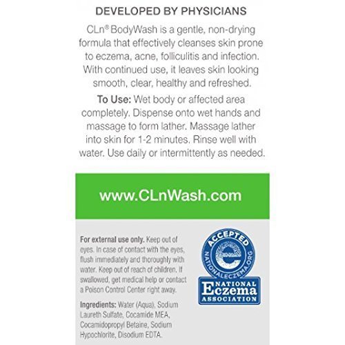 CLn BodyWash Moisturizing Body Wash, For Skin Prone to Eczema