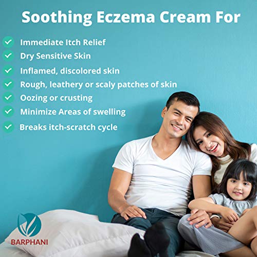 Hypoallergenic Natural Eczema Cream With Extra Strength Itch Relief