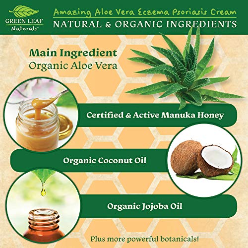 FragranceFree Eczema and Psoriasis Cream with Manuka Honey and Amazing